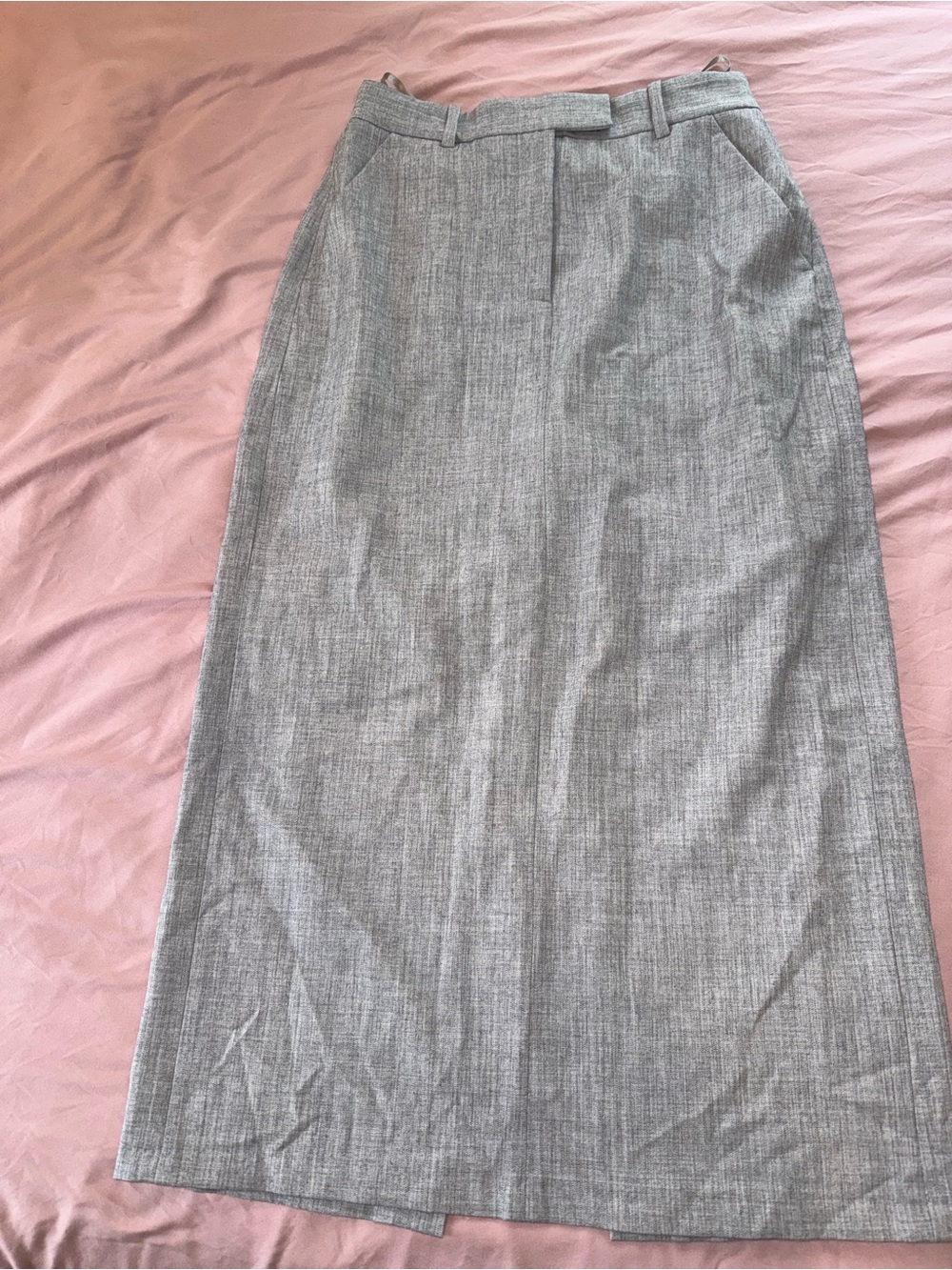 Abercrombie & Fitch Grey Midi Business Skirt small